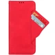 Чохол-книжка з кишеньками Deexe Wallet Stand для Motorola Edge 70 Fusion - Red - зображення 3