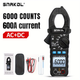 Мультиметр клещи токовые амперметр клещевой AC DC 600A True RMS бесконтактный для измерения тока напряжения сопротивления частоты высокой точности цифровой профессиональный электрический тестер для электрика автомобиля автоматический с LCD дисплеем SNAKOL - изображение 7