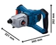 Електроміксер Bosch GRW 140 Professional (1.4 кВт, 140 мм) міксер мішалка (26845) - зображення 3