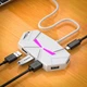 Високошвидкісний USB-концентратор Білий 7 портів 0.6м (02042026072) - зображення 3