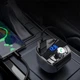 FM - трансмітер JOYROOM JR-CL02 with Bluetooth FM Shadow Series Wireless Black - изображение 5