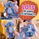 Интерактивная игрушка Дисней Лило и Стич Disney Lilo and Stitch Many Moods of Stitch Feature Plush - изображение 4