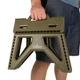 Стілець складаний Tribe Camp Chair Low пластиковий Olive (T-EF-0001-olive) Tribe T-EF-0001-olive 1004066 - зображення 8