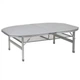Туристический стол Bo-Camp Premium Oval 120x80 cm Grey (1404420) Bo-Camp 1404420 1003586 - изображение 2