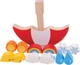 Gra balansowa Bigjigs Toys Pogoda 14 elementów 2999649 (691621172568) - obraz 3