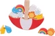 Gra balansowa Bigjigs Toys Pogoda 14 elementów 2999649 (691621172568) - obraz 4