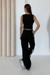 Жіноча приталена жилетка з V-подібним вирізом Nenka XL Чорний (nenka3247-XL) - изображение 4