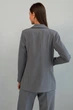 Жіночий піджак оверсайз з кишенями Nenka XL Сірий (nenka3227-XL) - изображение 4
