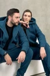 Жіночий спортивний костюм (кофта+штани) Nenka XXL Темно-бірюзовий (nenka3075-XXL) - изображение 4