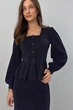 Жіночий костюм (кофта + спідниця) Nenka XL Синій (nenka3330-XL) - зображення 2
