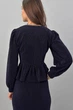 Жіночий костюм (кофта + спідниця) Nenka XL Синій (nenka3330-XL) - зображення 4