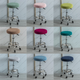 Круглий чохол на стілець Diana Textile Round Chair Ø 28-40 см Сірий - зображення 9