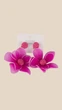 Серьги женские Цветы Color Pop LAWA WTJ02601 Малиновый shop (2000999550126) - изображение 2