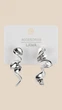 Сережки жіночі Хвиля Морська тематика LAWA WTJ02620 Срібний shop (2000999550621) - зображення 2