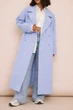 Широке пальто NA-KD х Amaka&Fia Hamelijnck Oversized Wide Trenchcoat Mid Blue EU 36 - изображение 1