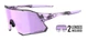 Окуляри Tifosi Rail Race Crystal Purple лінзи Clarion Purple 13%/Clear 90% - зображення 2