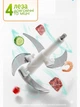 Мощный чоппер измельчитель кухонный Bitek Food Chopper Блендер 3в1 для смузи с чашей на 3л. 4000 Вт Grey - изображение 7