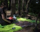 Дождевик-пончо футпринт тент 3 в 1 Naturehike зелёный - изображение 12