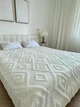 Покривало «Diamond Nordic» 200×220 см, молочний DN200220M - зображення 1