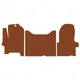 Двошарові коврики Sotra Premium Terracotta для Iveco Daily (mkIII-mkV) 1996-2014 (ST 91373-PR-Terra) - зображення 1