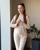 Піжама костюм домашній жіночий велюровий кофта зі штанами Капучино 2XL 212 (4096_5) - зображення 3