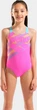 Купальник закритий для дівчат Arena LINES SWIMSUIT SWIM PRO BACK L рожевий, бірюзовий 164 см - зображення 1