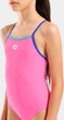 Купальник закритий для дівчат Arena SWIMSUIT LIGHT DROP SOLID рожевий 140 см - зображення 3