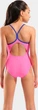 Купальник закритий для дівчат Arena SWIMSUIT LIGHT DROP SOLID рожевий 140 см - зображення 4