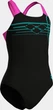 Купальник закрытый для девочек Arena SUNRISE SWIMSUIT SWIM PRO BACK черный, бирюзовый, розовый 116 см - изображение 8