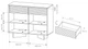 Комод с подсветкой Perfect Home Семи / Semi 2D2S/104 2-дверный с 2 ящиками Боливар натуральный/капучино - изображение 7