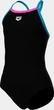 Купальник закритий для дівчат Arena SWIMSUIT LIGHT DROP SOLID чорний 116 см - зображення 6