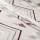 Простирадло бязеве Home Line 150х215 см Сірий Рожевий 100% Бавовна (685923) - зображення 2