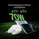 Зарядний пристрій 2×USB-C + USB-A GaN PD PPS Belkin BoostCharge Pro 70W White - зображення 2