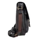 Тёмно-коричневая кожаная сумка через плечо А4 Ashwood Leather Benjamin Dark Brown - изображение 3