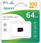 MicroSDXC Apacer 64 GB MicroSDHC UHS-I Class 10 (AP64GMCSX10UB-RA) - изображение 2