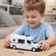 Игрушечная машинка скорой помощи Mercedes Sprinter — металлическая, инерционная, 14 см, открывающиеся двери Techno 250344U - изображение 4