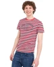 Футболка мужская Lee Cooper 10196556.R31 XL белая в красную полоску (5942723151223) - изображение 4