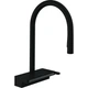 Cмеситель для кухни с выдвижной лейкой HANSGROHE Aquno Select M81 черный латунь 73837670 - изображение 1