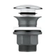 Донный клапан нажимной для раковины GROHE с переливом латунь 1 1/4" глянцевый хром 40824000 - изображение 1