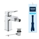 Змішувач для гігієнічного душу GROHE QuickFix Dice на біде одноважільний хром латунь з донним клапаном 1018770000 - зображення 3