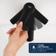 Cмеситель для гигиенического душа GROHE QuickFix Dice на биде однорычажный черный латунь с донным клапаном 1018772430 - изображение 8