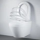 Комплект инсталляции GROHE Solido кнопка хром безободковый унитаз GROHE с крышкой микролифт дюропласт 102517SH00 - изображение 5