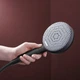 Душевая лейка HANSGROHE Raindance Alive EcoSmart+ с кнопкой 125мм пластик графит 24512340 - изображение 2