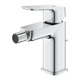 Cмеситель для гигиенического душа GROHE Cubeo на биде однорычажный хром латунь с донным клапаном 1018100000 - изображение 3