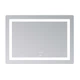 Зеркало в ванную LIDZ Kubis 80x120см c подсветкой сенсорное включение антизапотевание прямоугольное LDKUB120080049007 - изображение 3