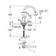 Змішувач для кухні Grohe StartCurve 31554001 - зображення 2