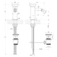 Cмеситель для гигиенического душа GESSI Origini на биде однорычажный медь металл с донным клапаном 66007708 - изображение 2