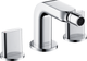 Cмеситель для гигиенического душа HANSGROHE Metropol на биде двухвентильный хром латунь с донным клапаном 14263000 - изображение 1