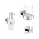 Набір аксесуарів для ванної GROHE Start Cube прямокутний скло хром BF40961SC - зображення 1