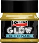 Паста с глиттерами «Glow in the dark» Золотой/Зеленый 50 мл Pentart - изображение 2